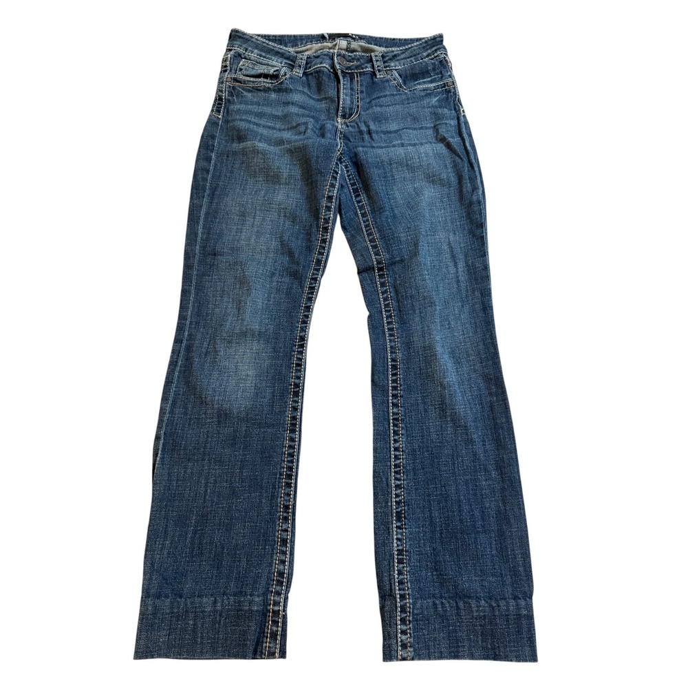 Kut from the Kloth Bootcut Jeans Medium Wash Flap Pocket Womens Size 6